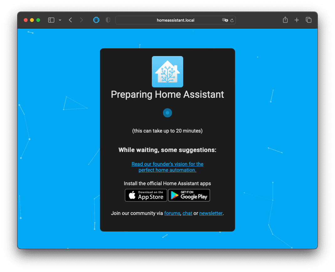 Preparing Home Assistant