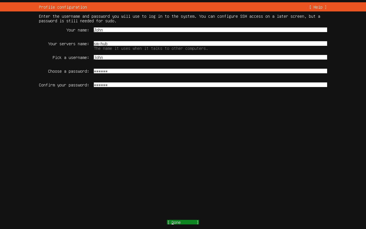Создание пользователя Ubuntu Server