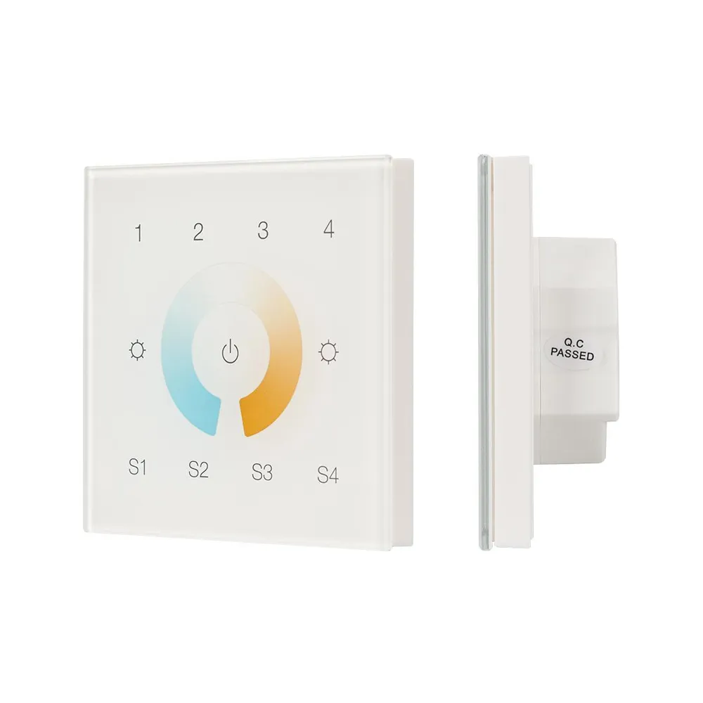 Встраиваемая сенсорная панель для управления двухцветными источниками света