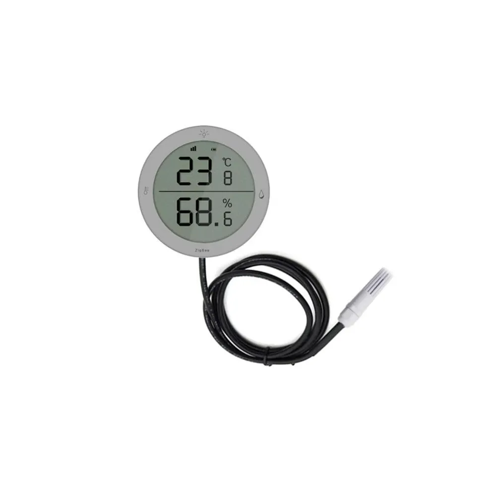 Датчик температуры и влажности Tuya ZigBee c выносным датчиком