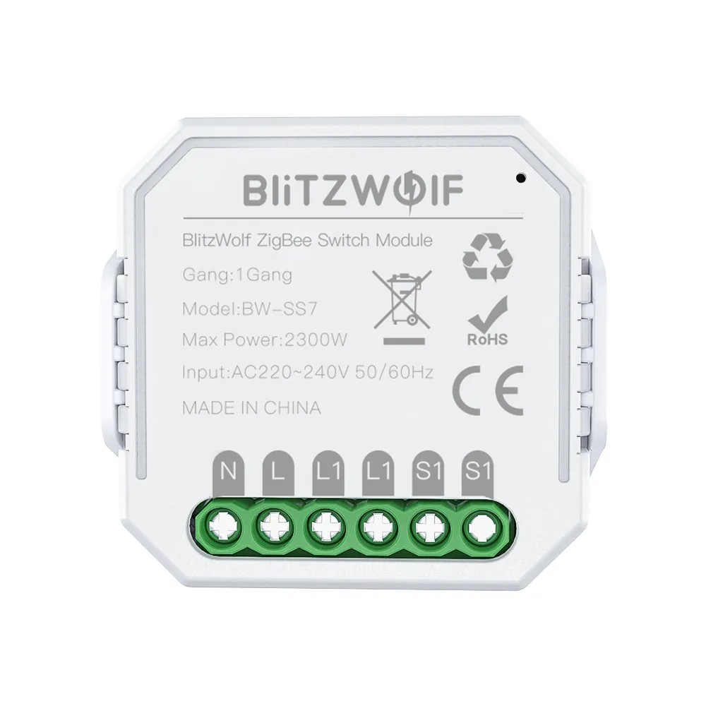 BlitzWolf BW-SS7 relay with neutral 1 channel