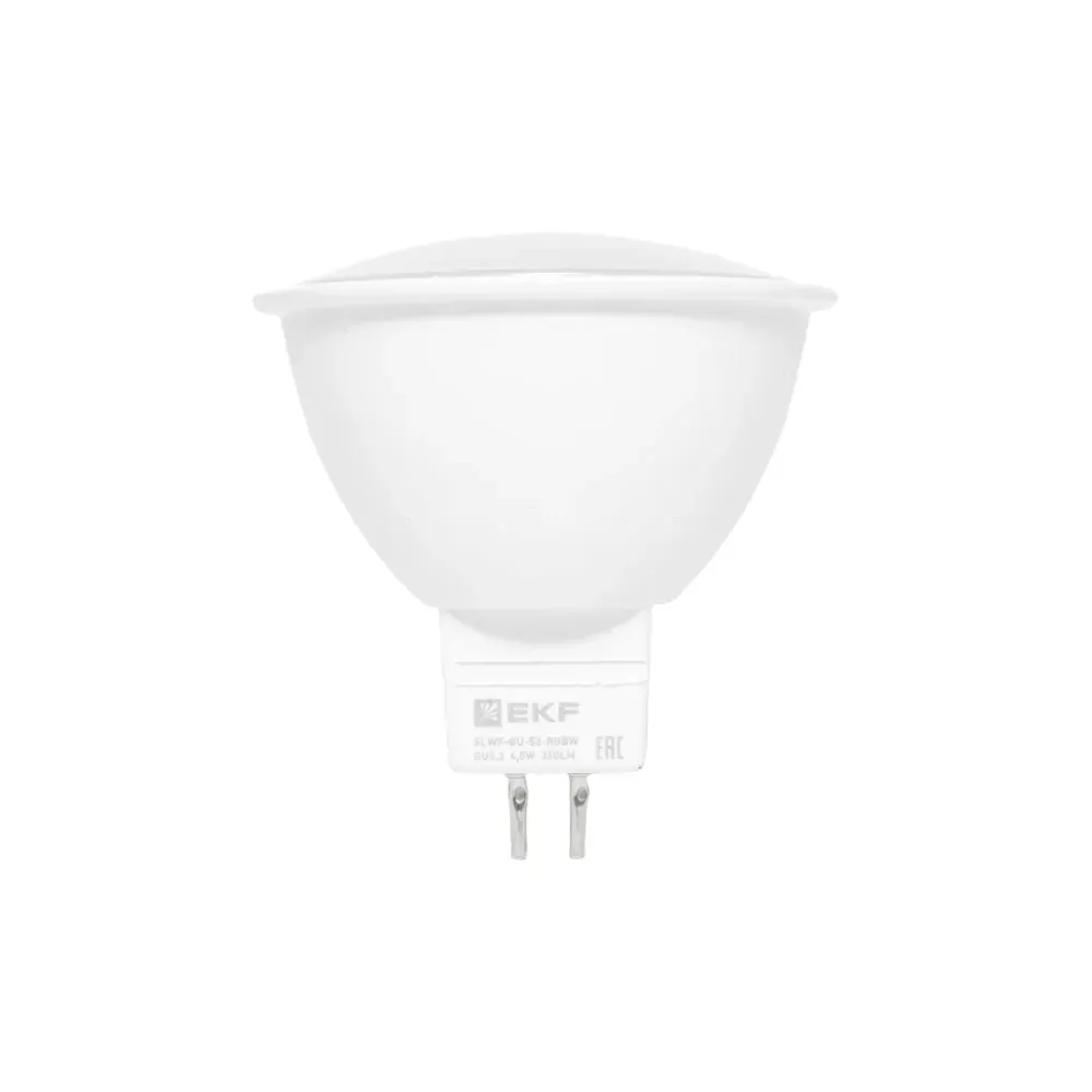 Умная лампа GU5.3 EKF Connect 4,5W WIFI RGBW