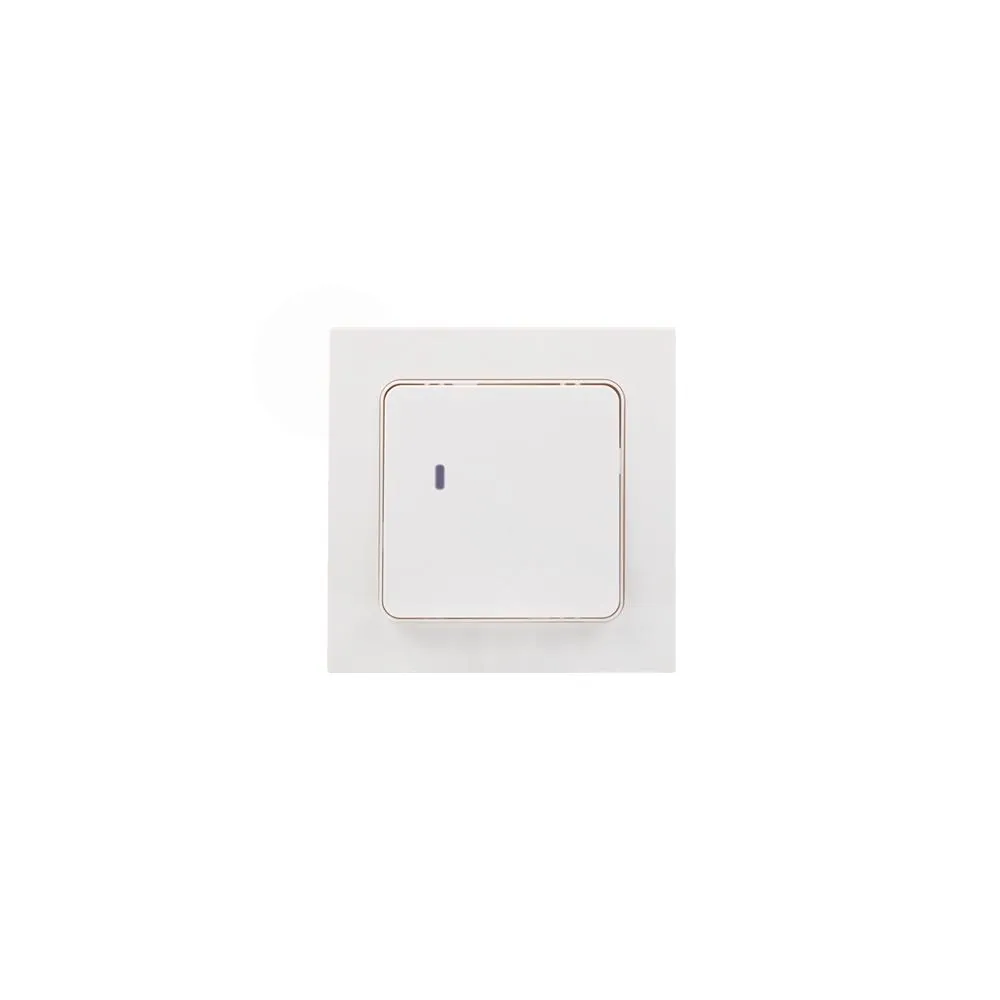 Умный беспроводной выключатель Стокгольм 1-кл белый Zigbee EKF Сonnect