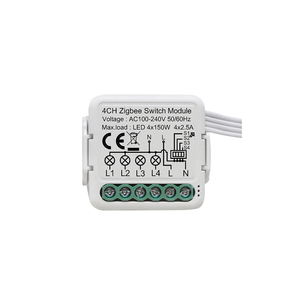 4 CH Zigbee Switch Module