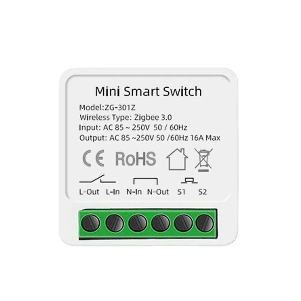 Реле мини Zigbee 3.0 16А