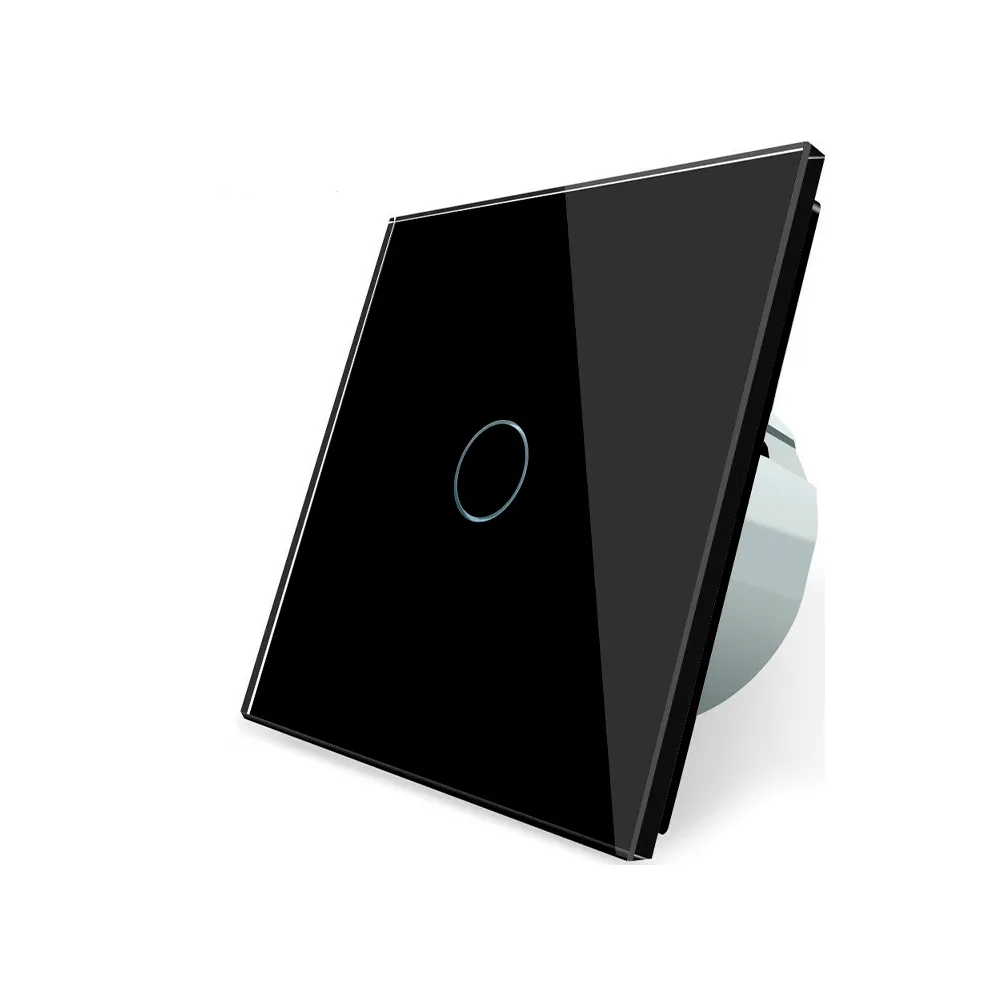 Сенсорный выключатель Livolo ZigBee (Wi-Fi) 1 клавиша 1 модуль Черный