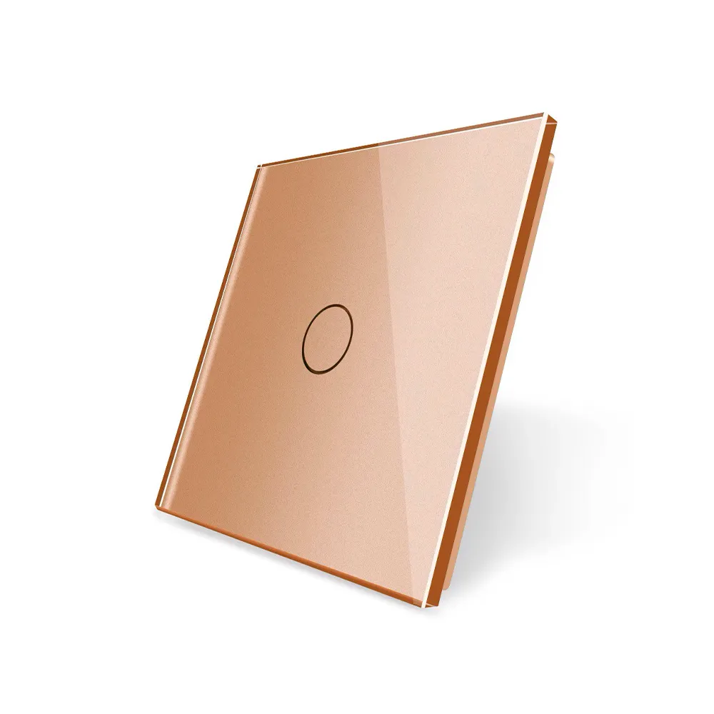 Сенсорный выключатель Livolo ZigBee (Wi-Fi) 1 клавиша 1 модуль Золотой