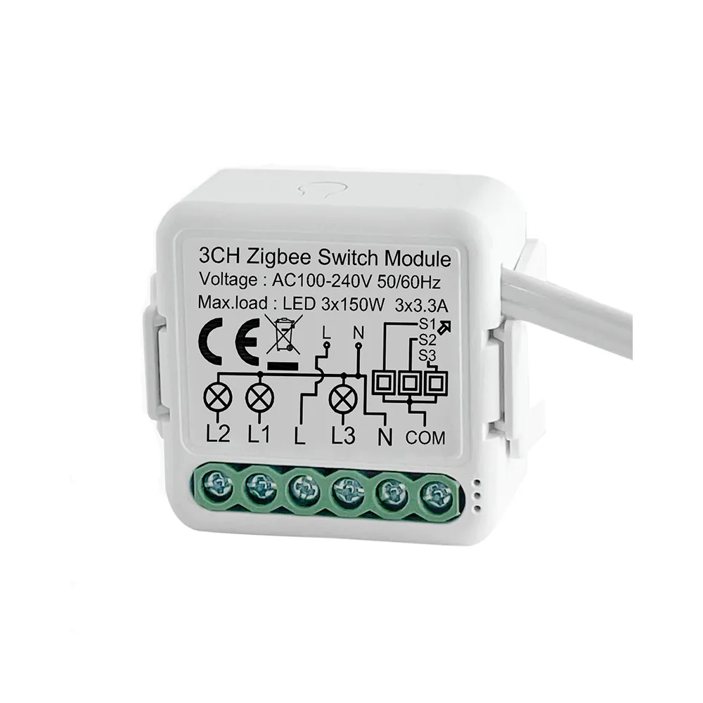 3 Gang Zigbee Switch Module