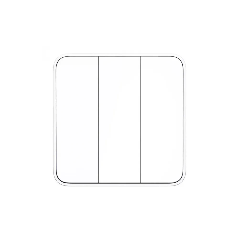 Умный выключатель трехклавишный с нулевой линией Xiaomi Mijia Smart Switch Zero Fire Edition Three (XMQBKG03LM)