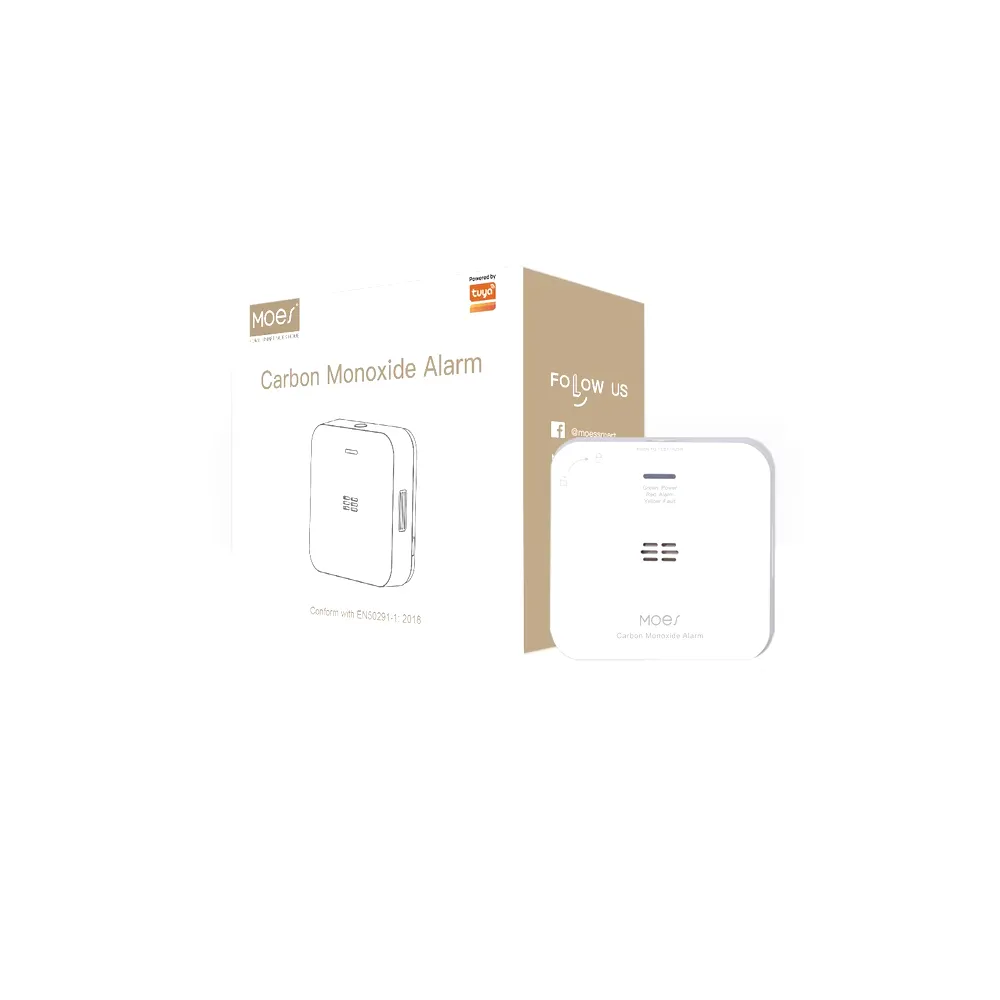 Детектор Утечки Газа MOES Tuya ZigBee CO