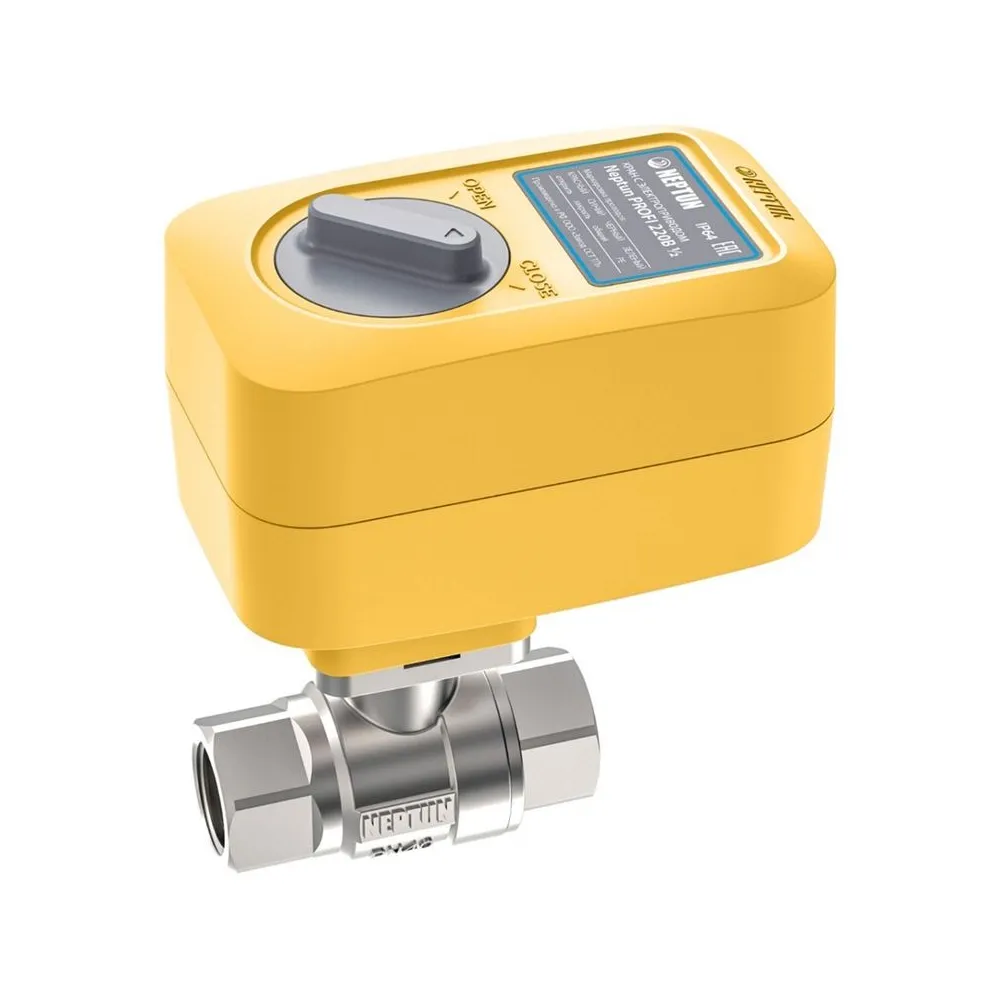 Кран шаровой с электроприводом Neptun PROFI 12В 1 дюйм