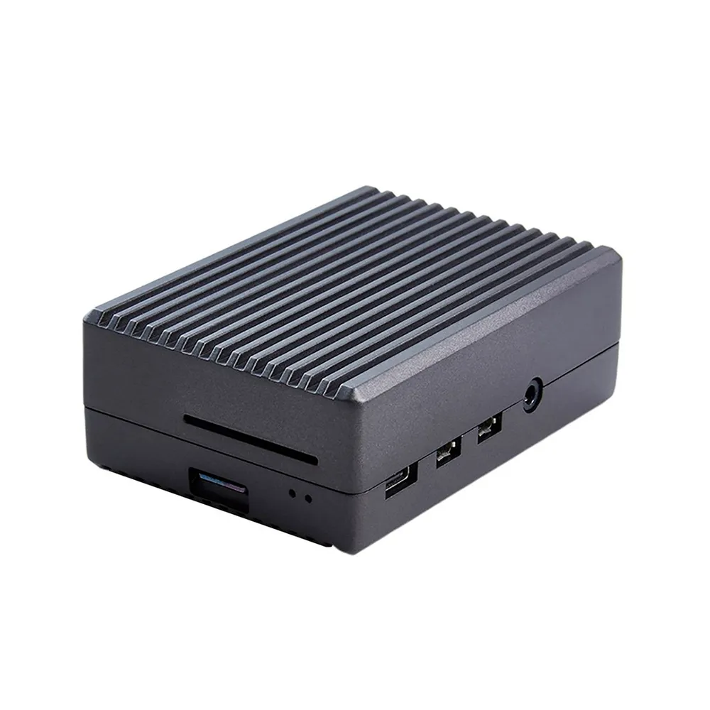 Алюминиевый корпус с выступами в виде радиаторов для Raspberry Pi 4