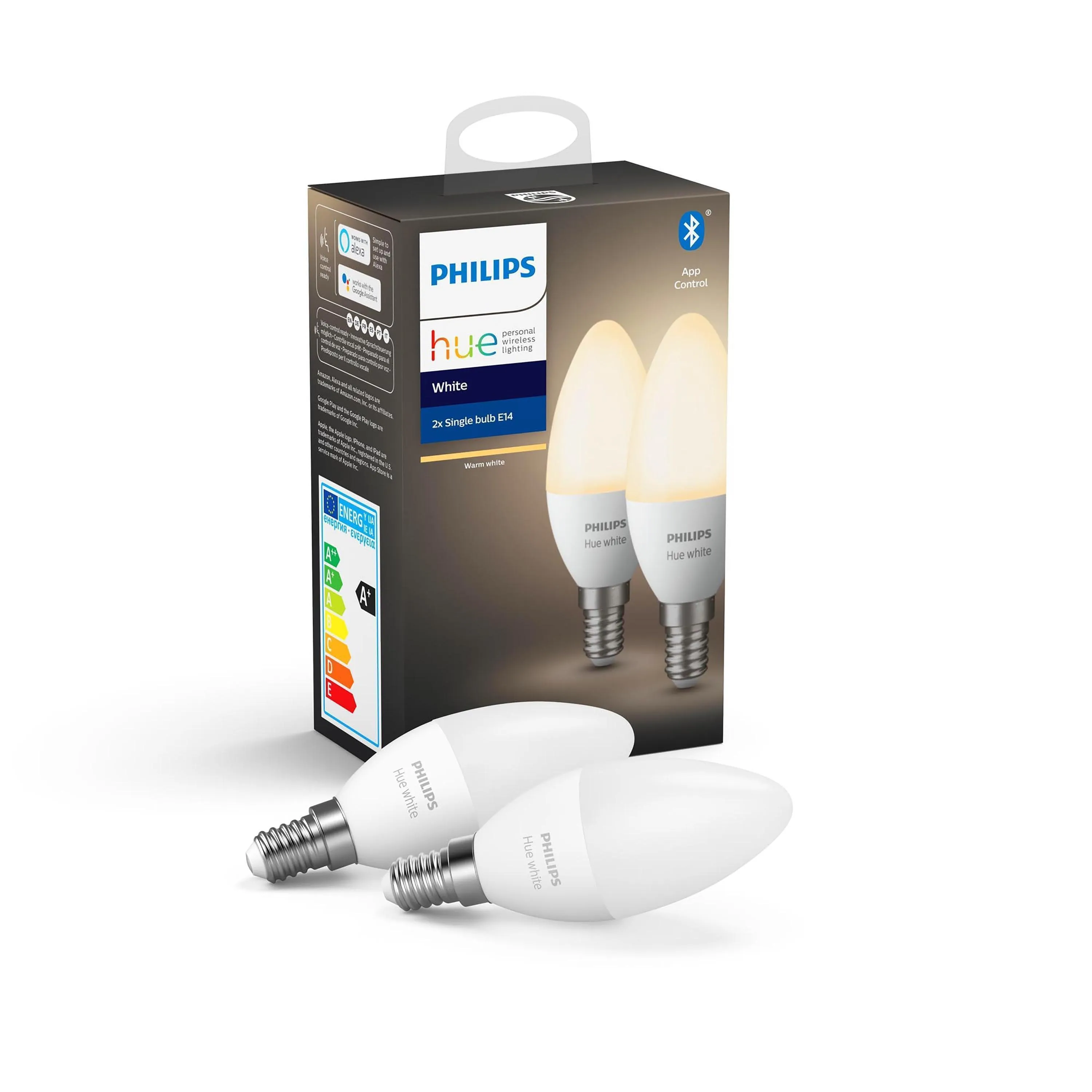Комплект ламп Philips Hue E14 2700K 5.5 Вт (40 Вт) 2шт