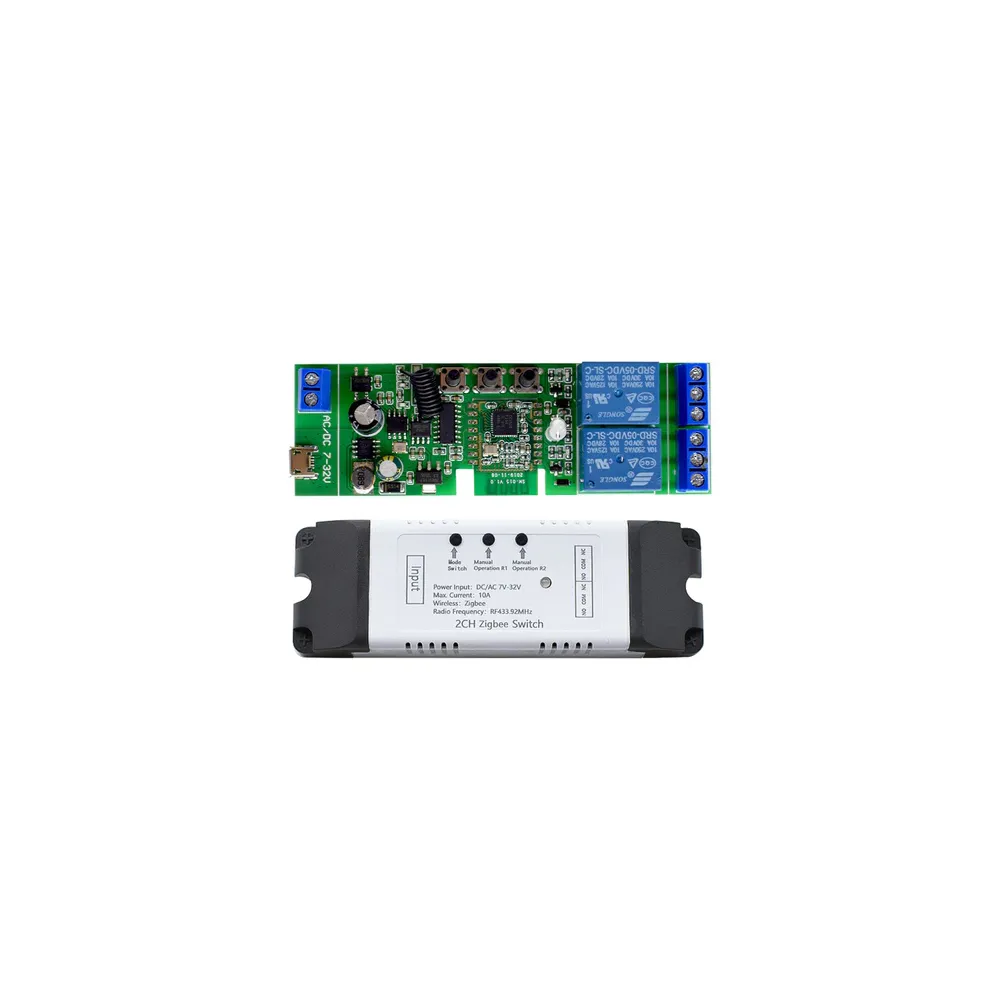 Smart Switch 2CH Zigbee 7-32v