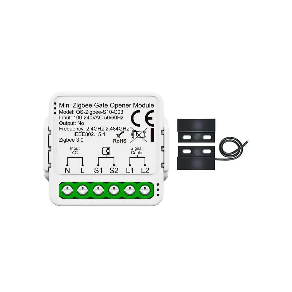 Реле для управления гаражными воротами с Zigbee