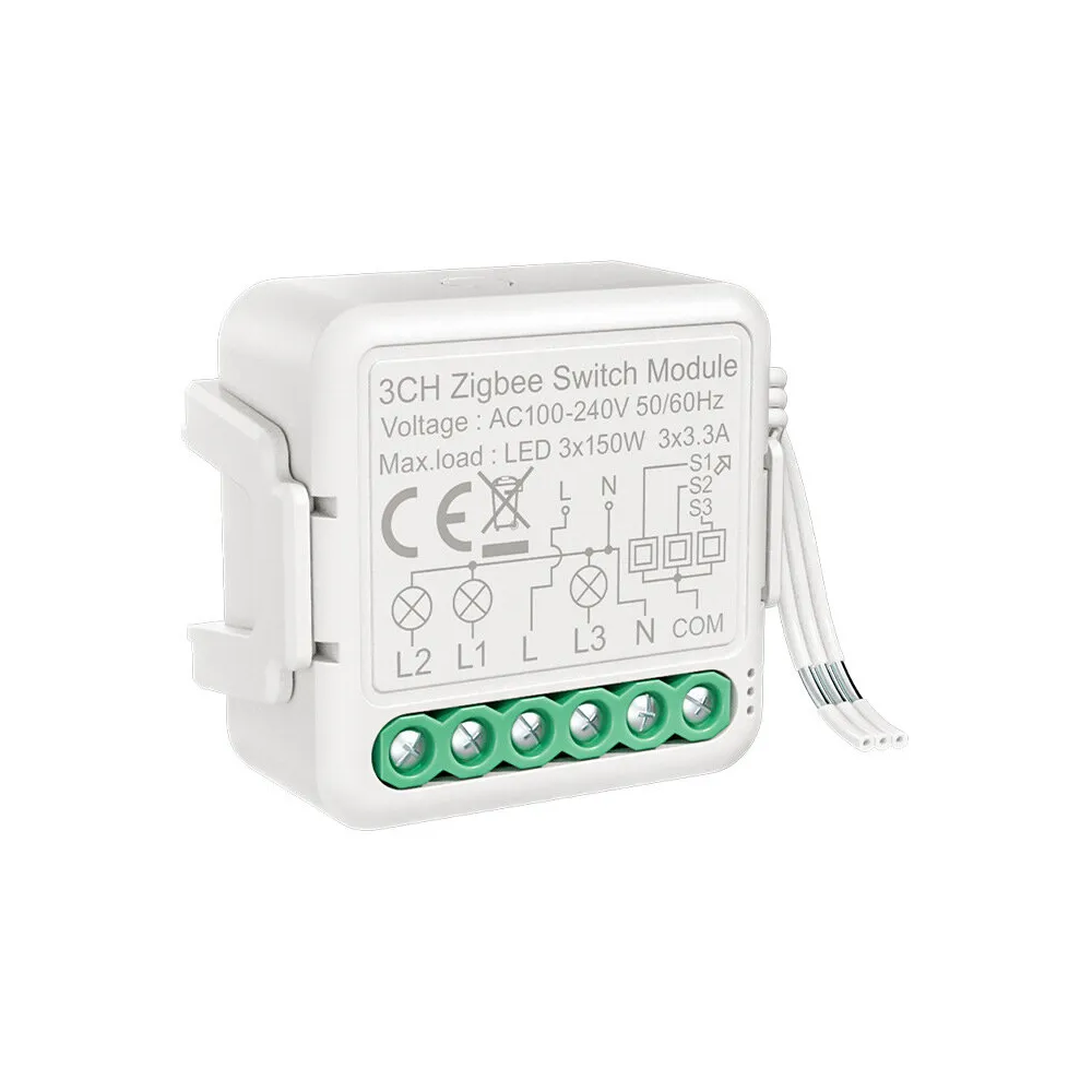 Tuya Zigbee With Neutral 3GANG