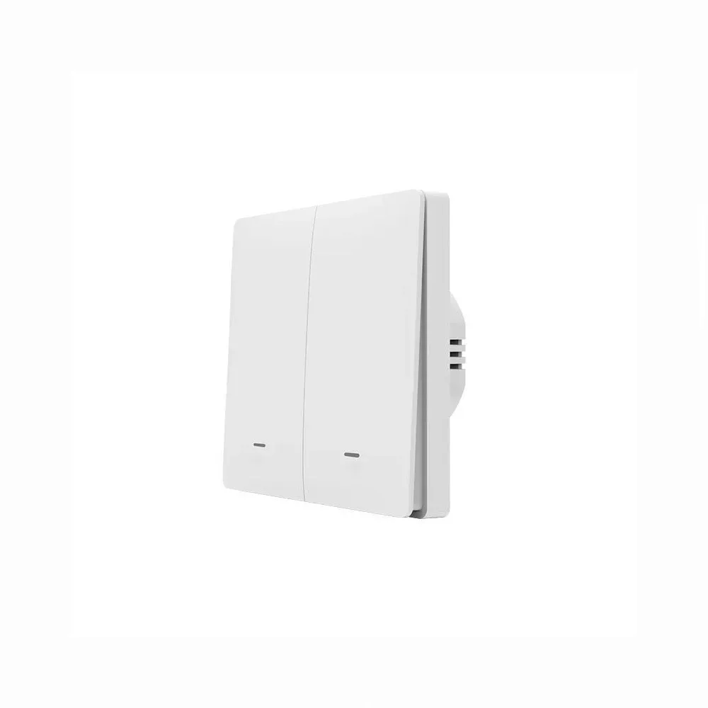 Умный 2х клавишный выключатель Zigbee