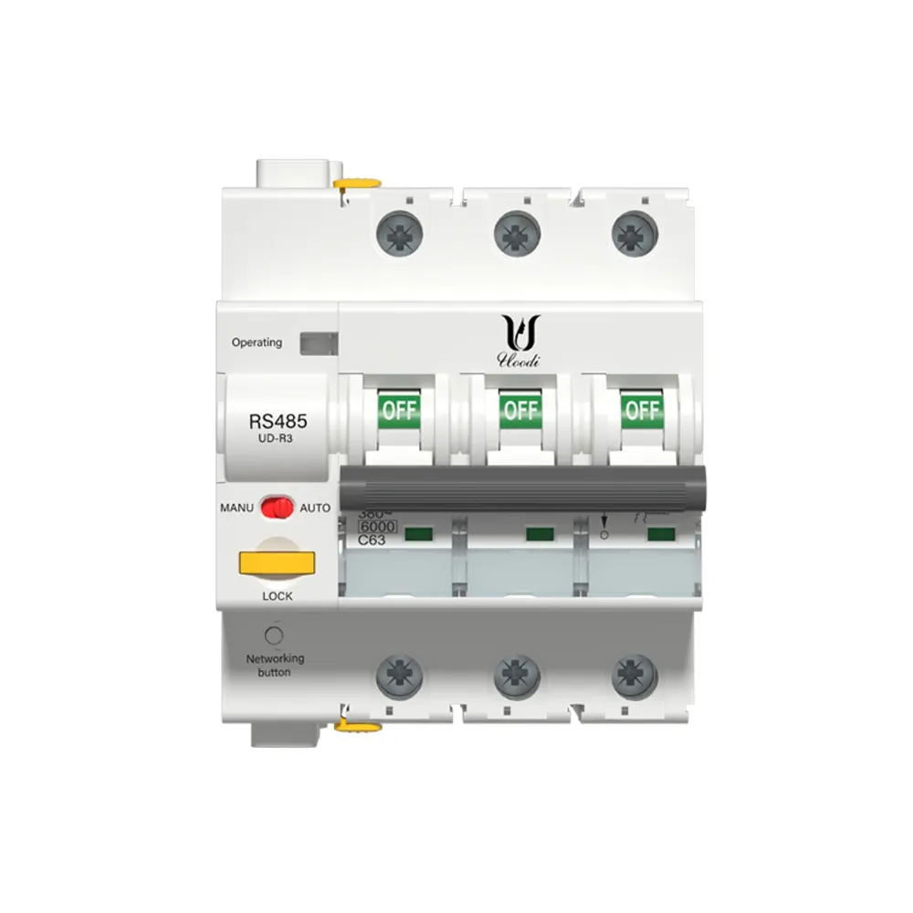 Автоматический выключатель Tuya Zigbee 4P 16A-63A
