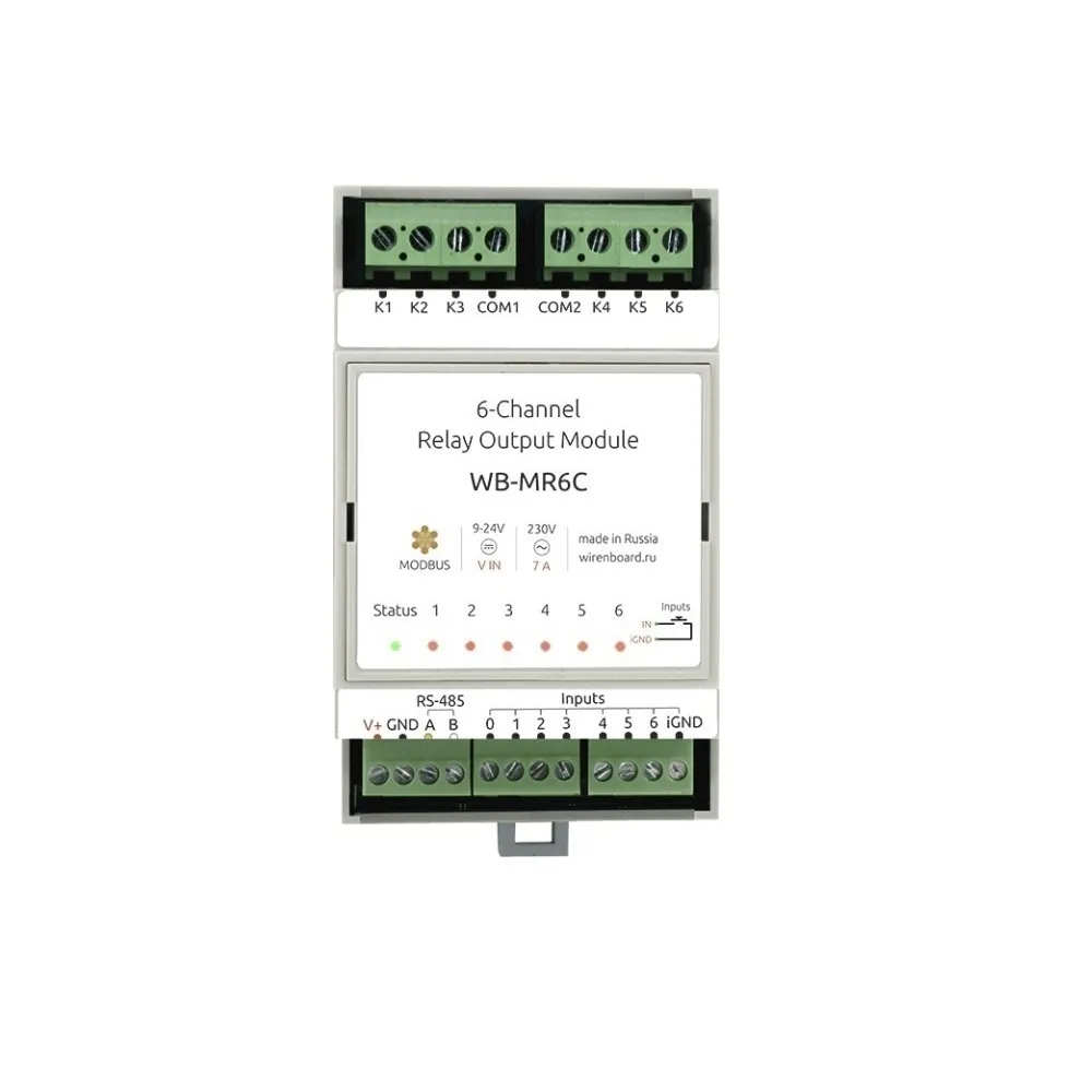 Модуль реле WB-MR6C