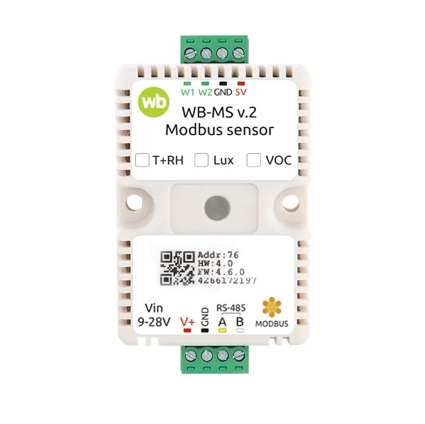 Температура, влажность, освещённость, VOC
