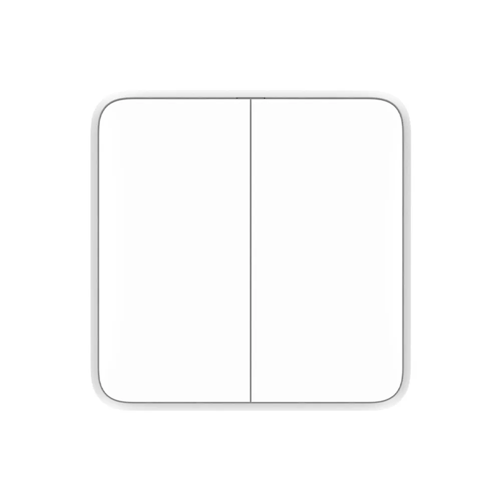 Умный беспроводной выключатель Xiaomi Wireless Switch Double Button Version