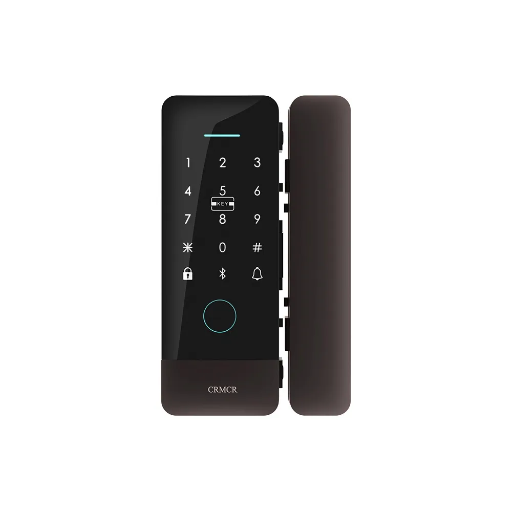 Умный дверной замок для стеклянных дверей Xiaomi CRMRC Smart Glass Door Lock Starry Black (CB2207)