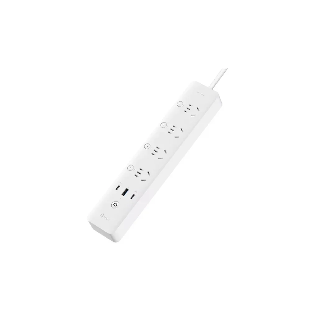 Умный удлинитель Xiaomi Gosund Smart Power Strip 4 розетки, USB, 2 порта Type-C White